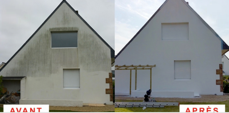 Peinture facade nueil les aubiers 79250