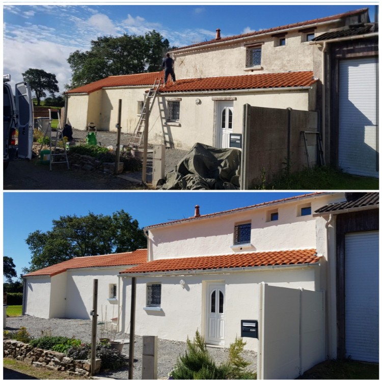 Ravalement facade nueil les aubiers 79250